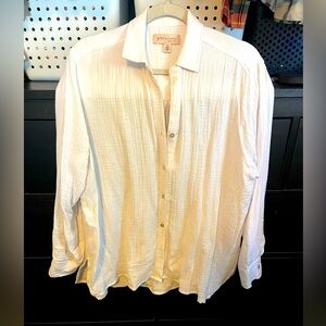 NWOT Philosophy White Gauze Shirt